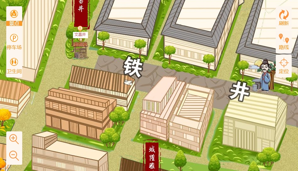 蓝山智慧景区：手绘地图与语音导览的完美融合